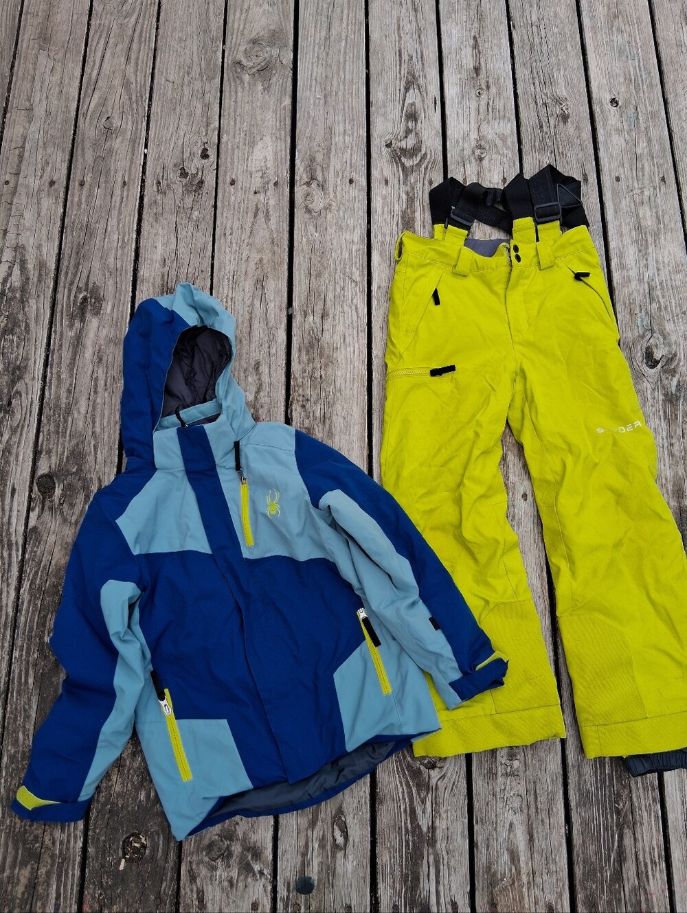 Spyder Boys Turner Insulated Ski Jacket & EXO Shield Ski Pants Set M/12